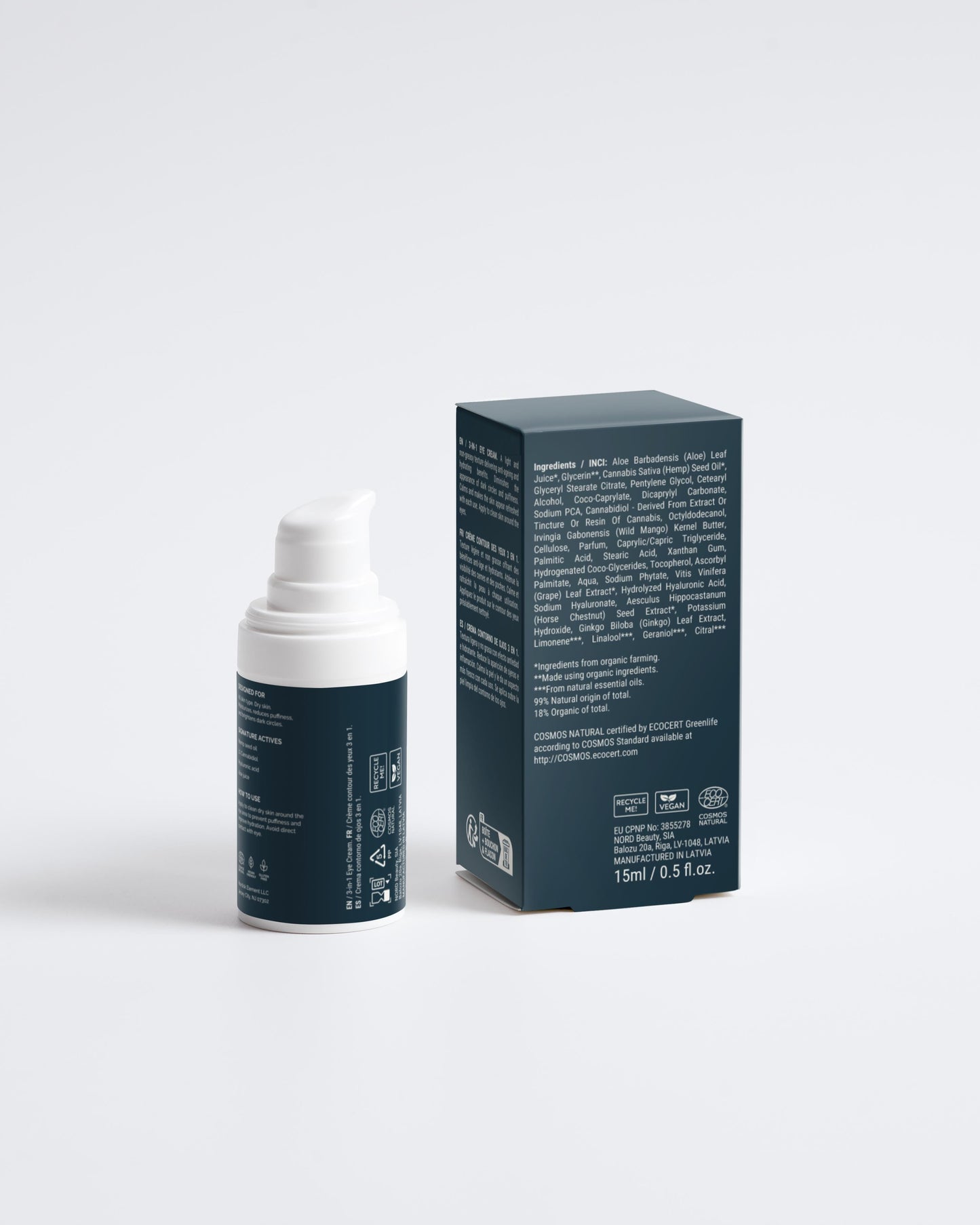Crema Contorno Occhi 3-in-1 | Con l'1% di Cannabidiolo