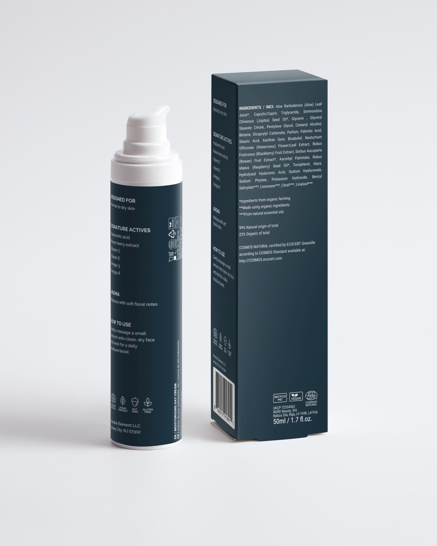 Moisturizing Day Cream | Hyaluronic Acid & Rowan Berry Extract
